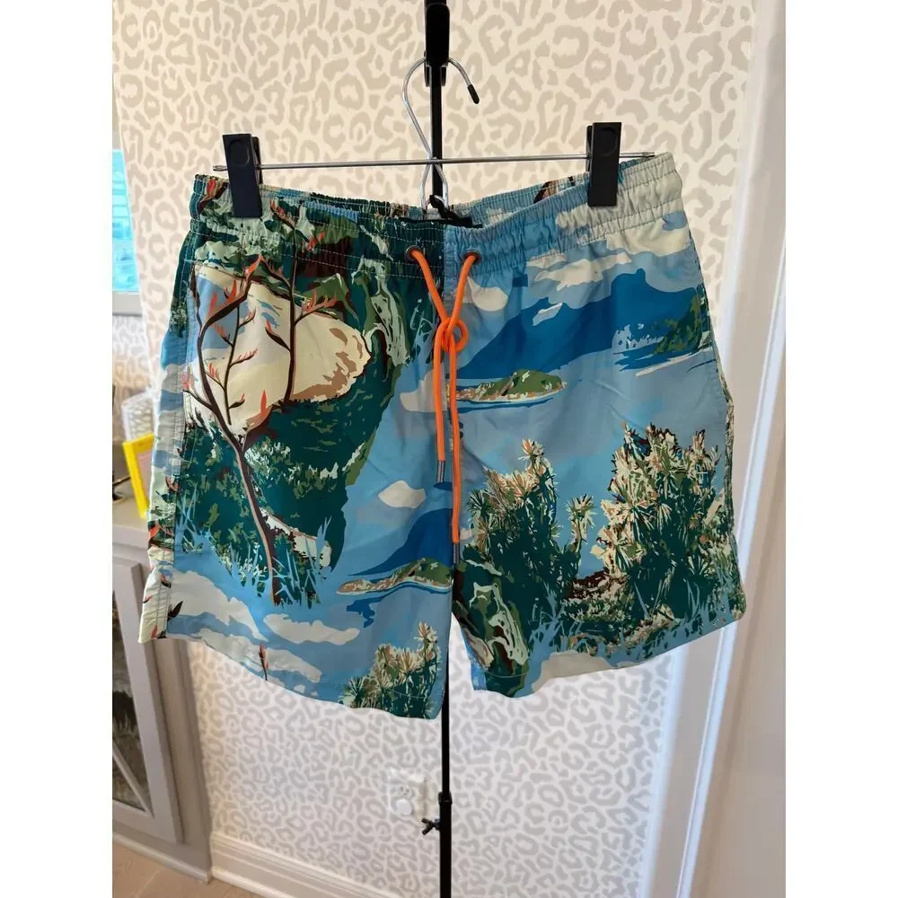 Rodd and Gunn Men's Marine Triton Peak Swim Shorts Size SM
